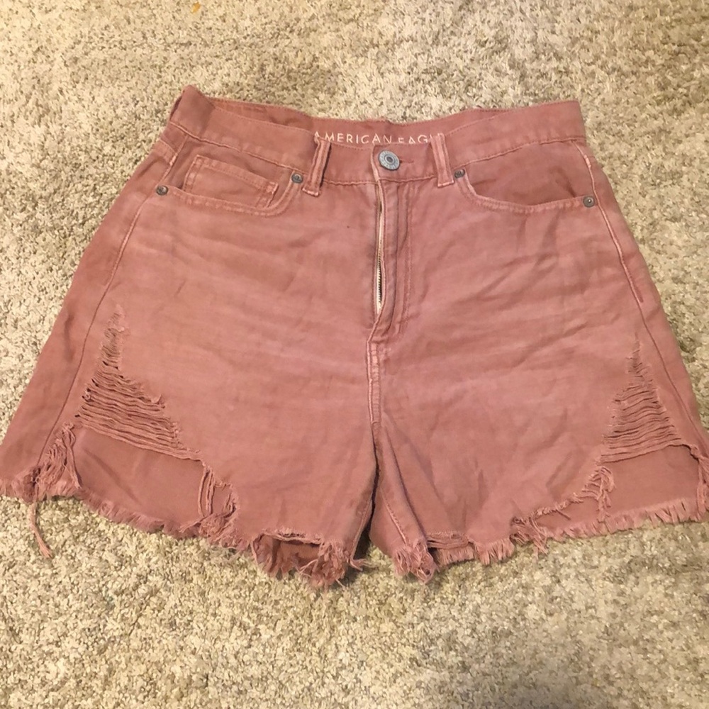 American Eagle highest rise mom shorts size 6
